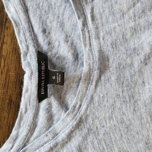 Banana REPUBLIC Light Blue Knit Tank Top Sz Small - Picture 2 of 7